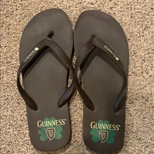 Guinness flip flops size 10